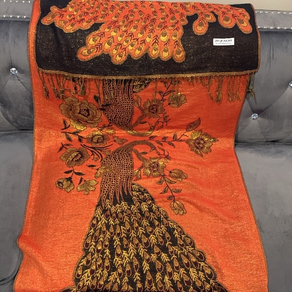 Pashmina scarf silk - Picture 3 of 3